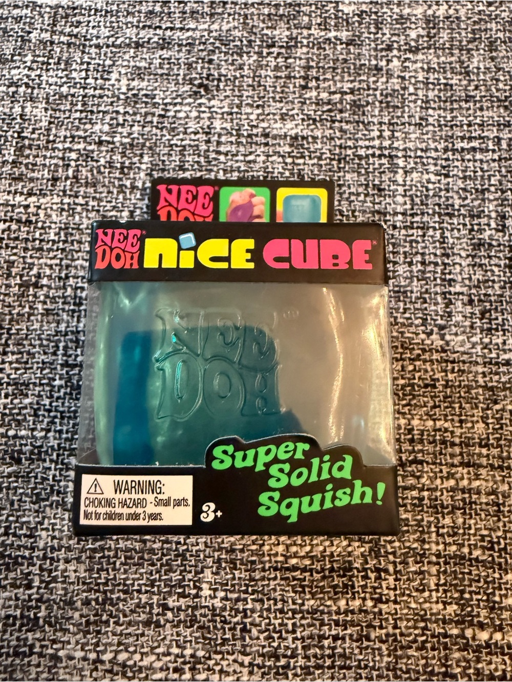 Needoh Nice Cube Blue Super Solid Squish -